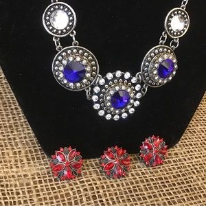 Snap on bead necklace.  7 pieces.